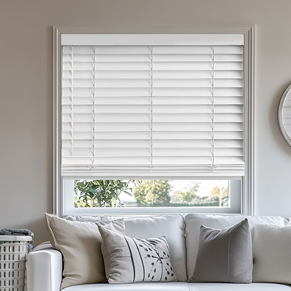 Horizontal Faux Wood Blinds